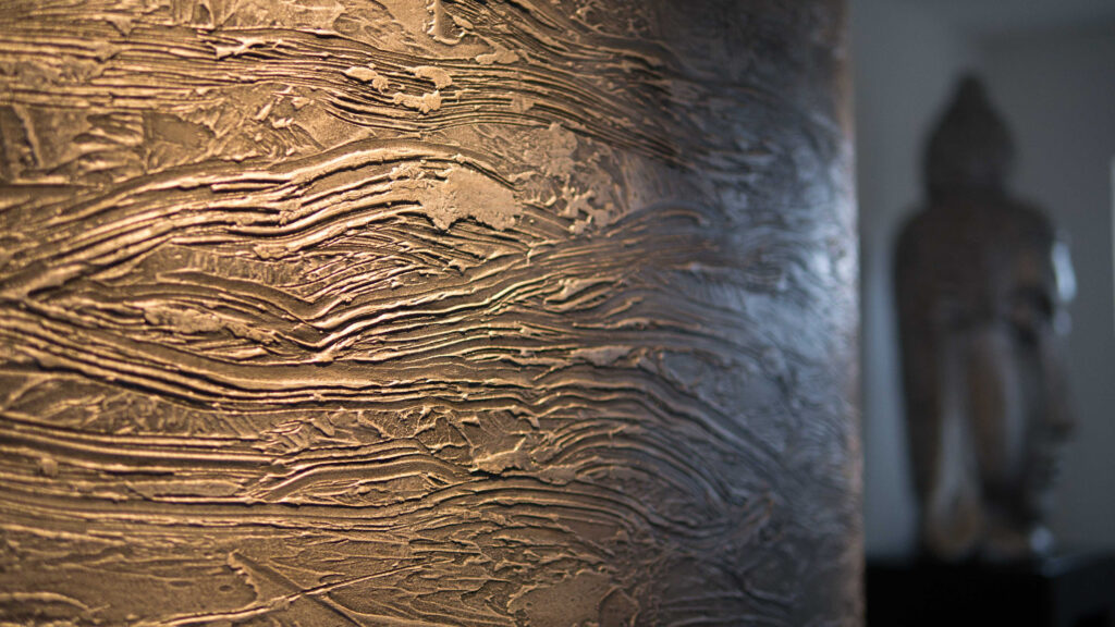 Douche afgewerkt met Cemcolori Art Collection