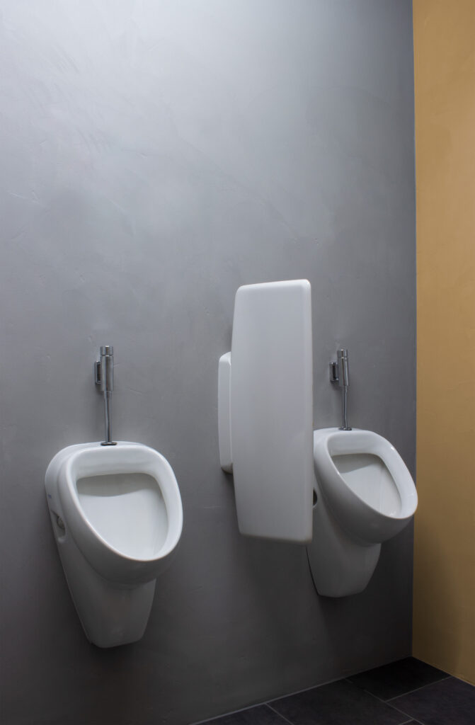 Toilet afgewerkt met Cemcolori Pronto